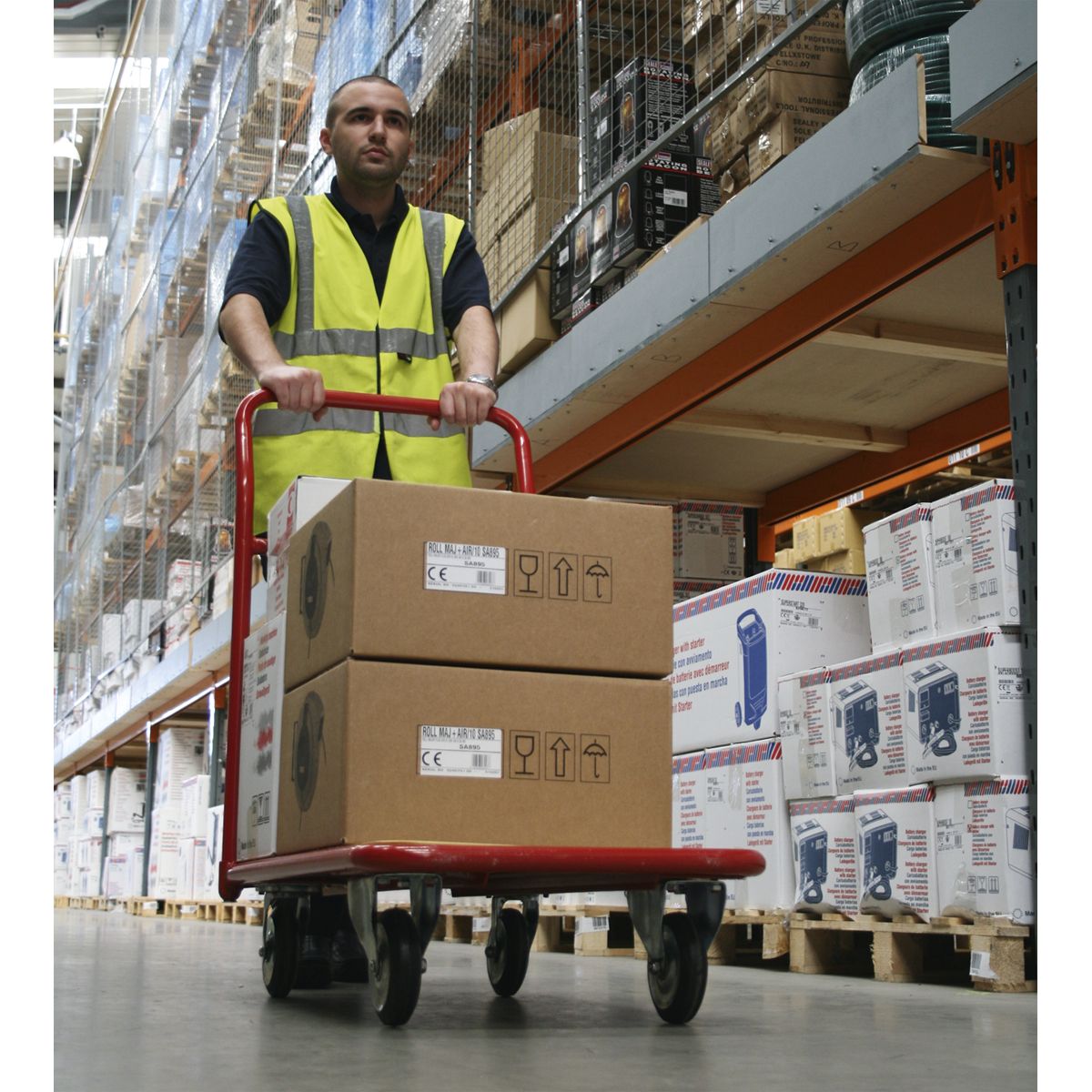 Sealey Heavy-Duty Platform Truck 250kg Capacity - Image 2