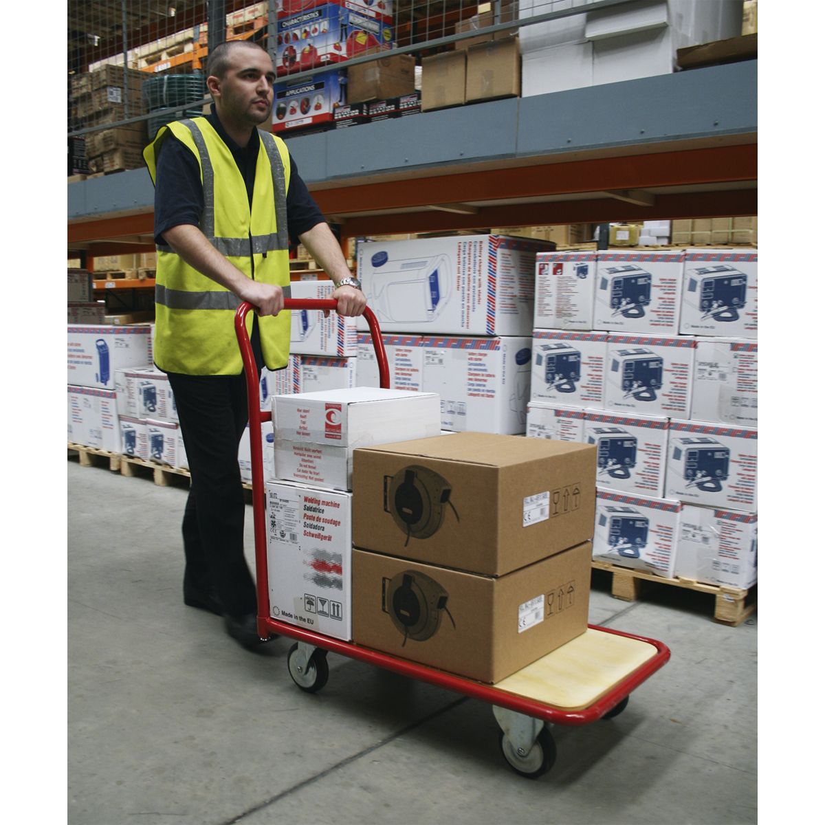 Sealey Heavy-Duty Platform Truck 250kg Capacity - Image 4