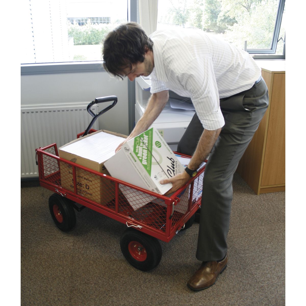 Sealey Platform Truck with Folding/Removable Sides 200kg Capacity - Image 2