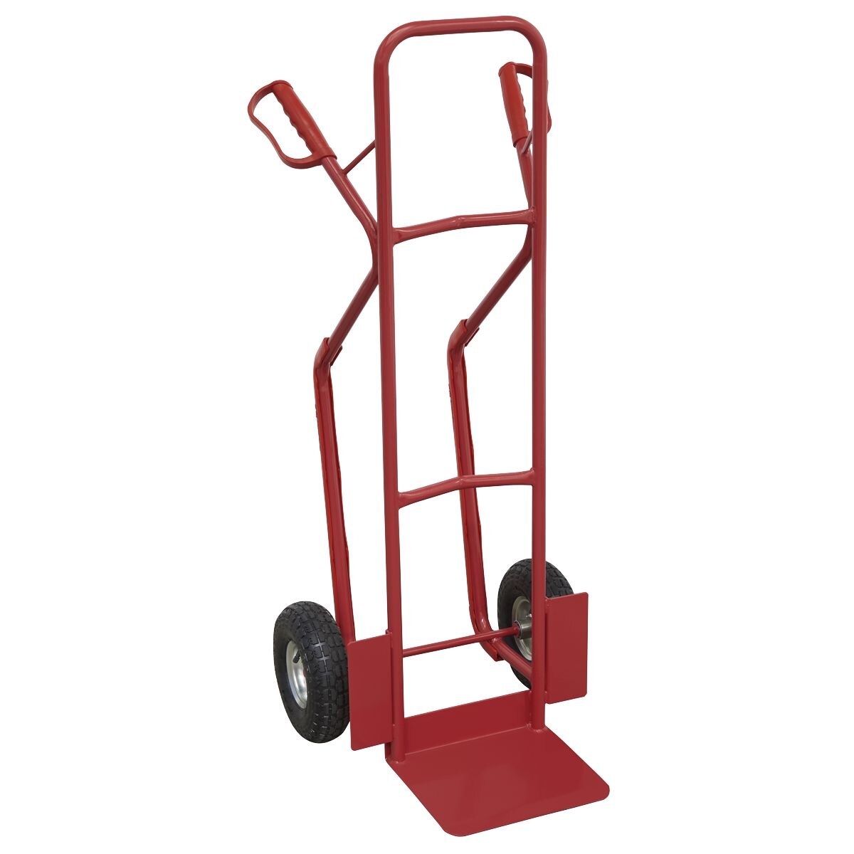 Sealey Sack Truck with Pneumatic Tyres 300kg Capacity - Image 1