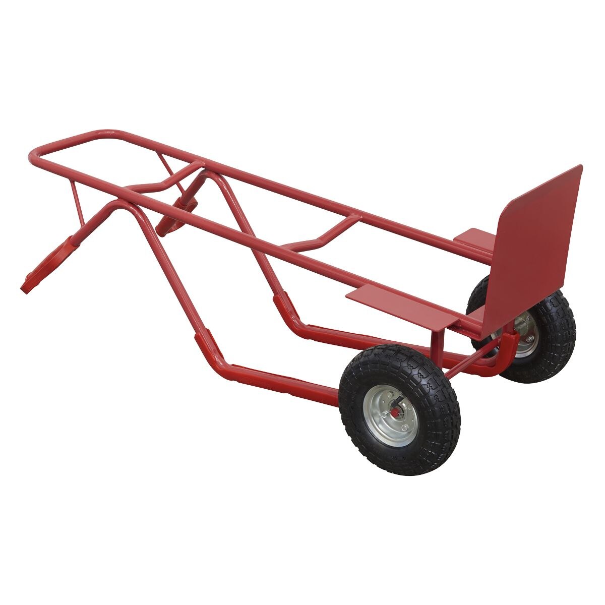 Sealey Sack Truck with Pneumatic Tyres 300kg Capacity - Image 3