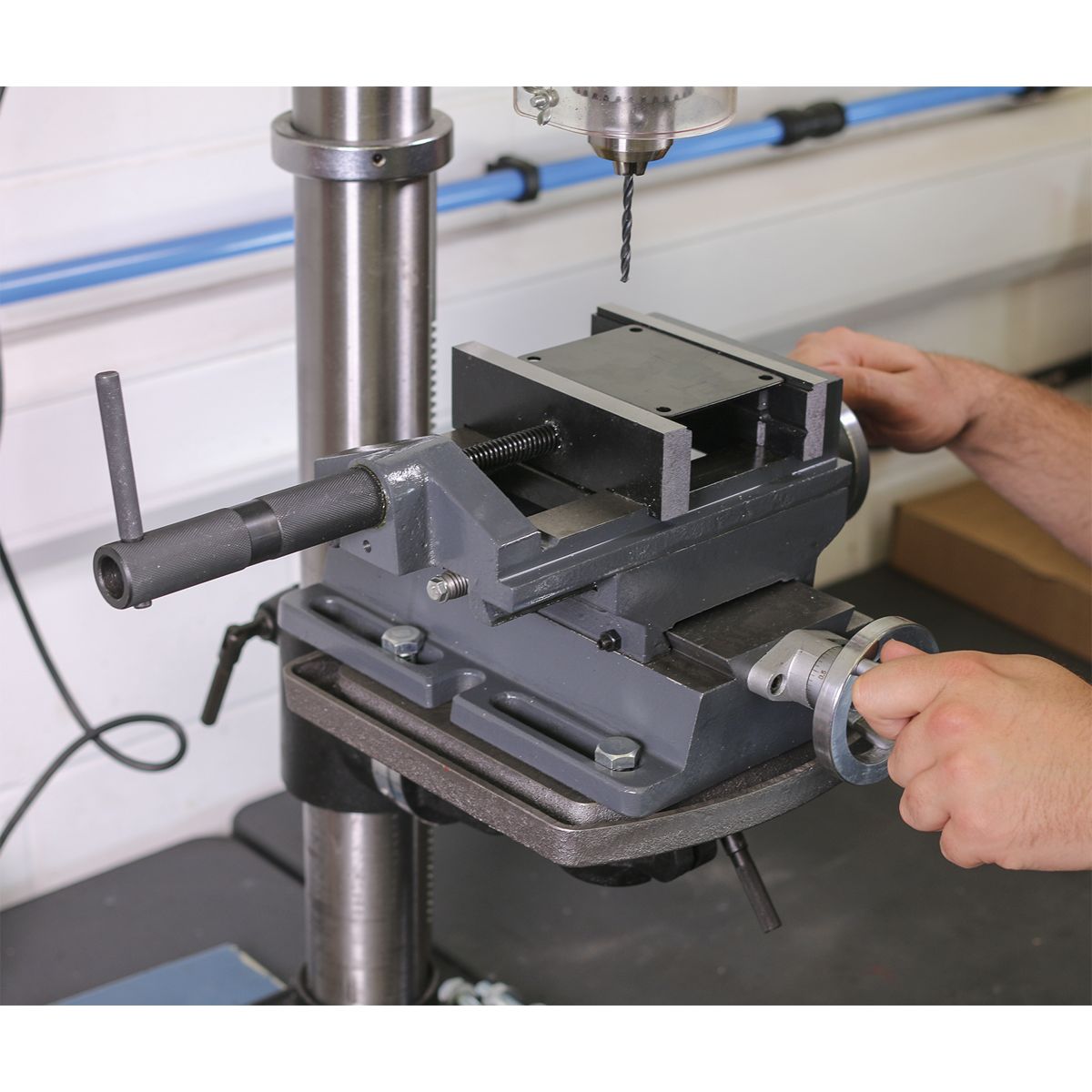 Sealey Professional Cross Vice 150mm - Image 2