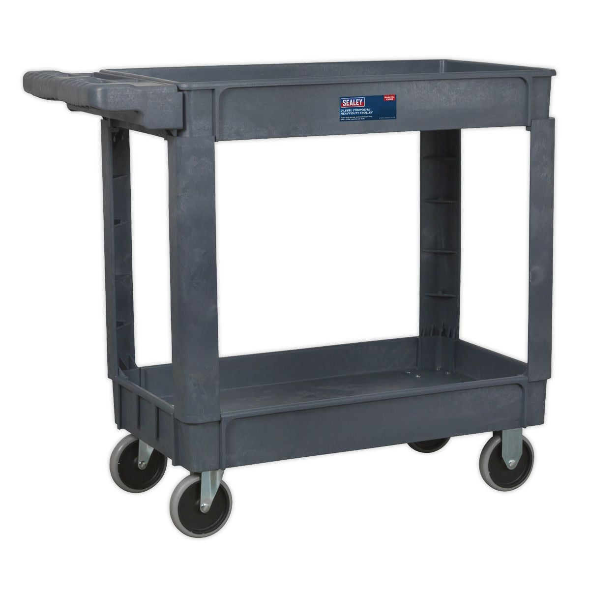 Sealey Composite Heavy-Duty Trolley 2-Level - Image 1