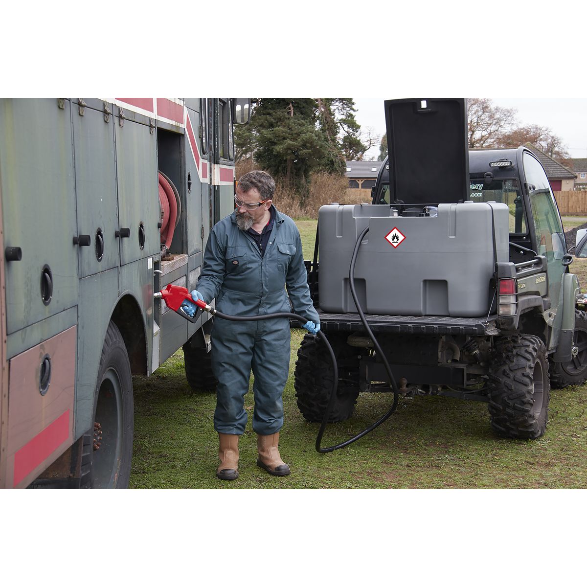 Sealey Portable Diesel Tank 400L 12V - Image 3