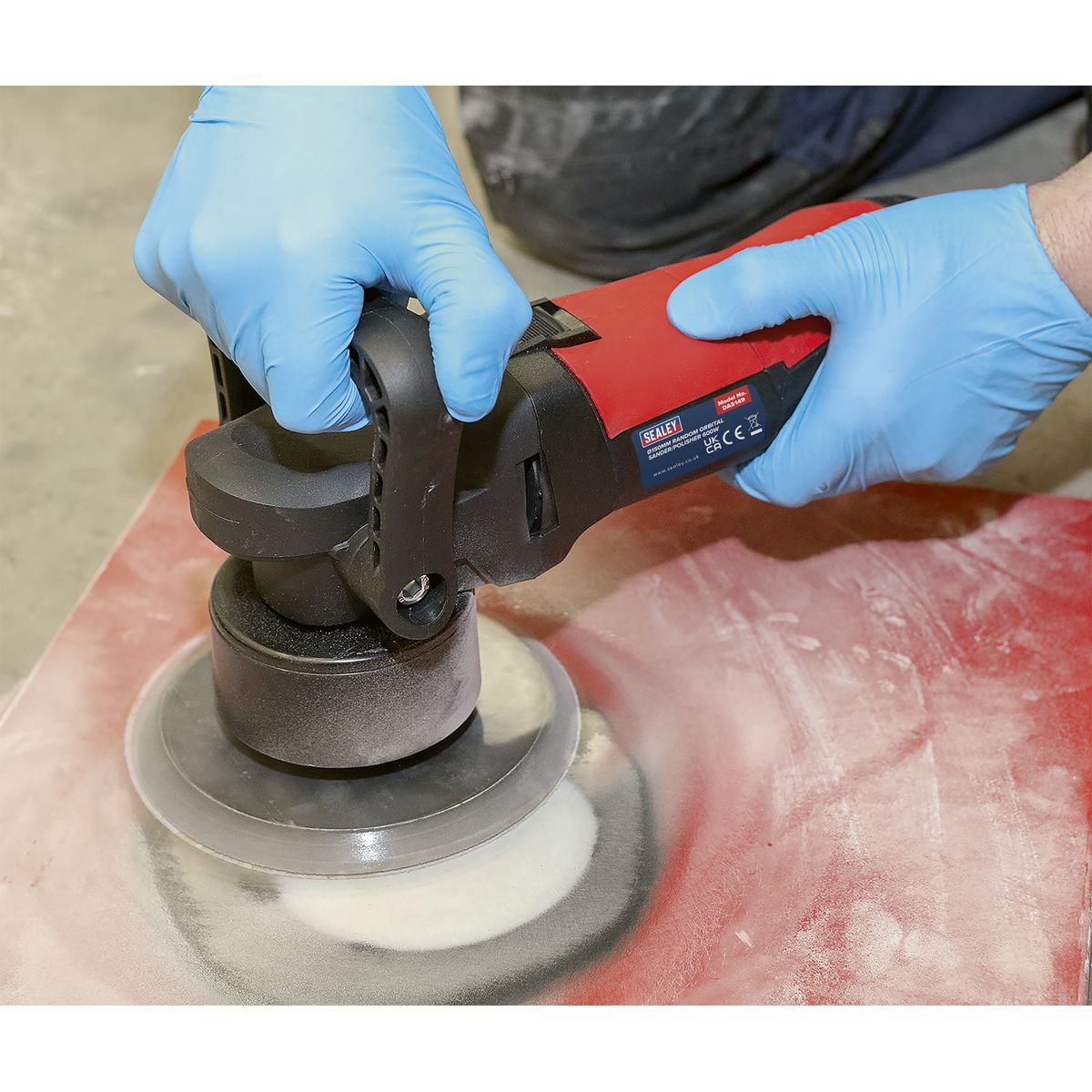 Sealey 150mm Dual Action Sander/Polisher 600W - Image 6
