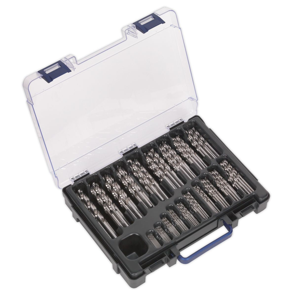 Sealey HSS Fully Ground Drill Bit Assortment 170pc - Image 1