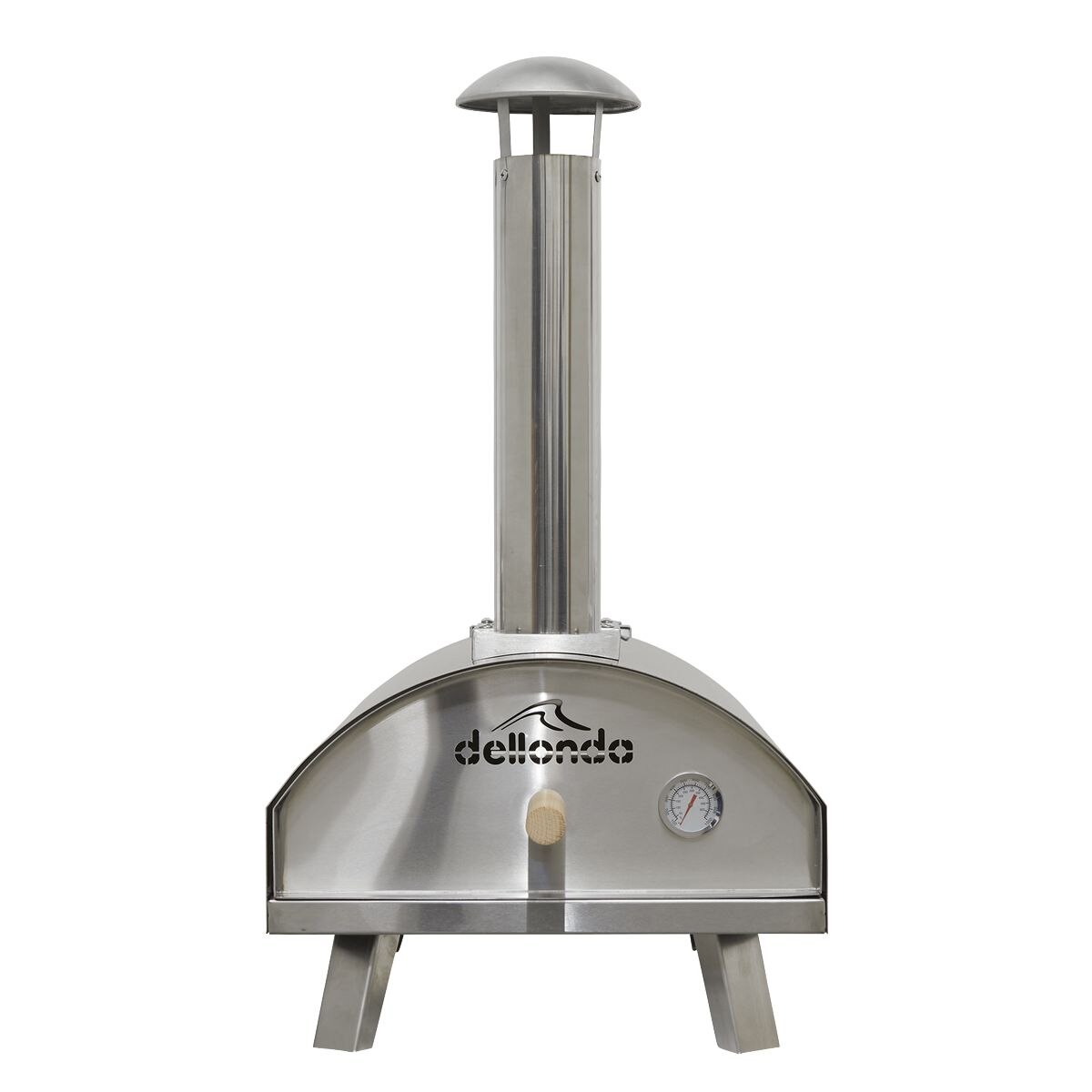 Dellonda Wood-Fired Pizza Oven 14" - Stainless Steel - Image 6