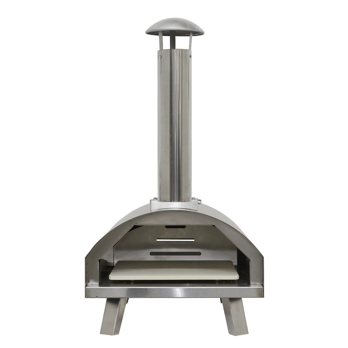Dellonda Wood-Fired Pizza Oven 14" - Stainless Steel - Image 7