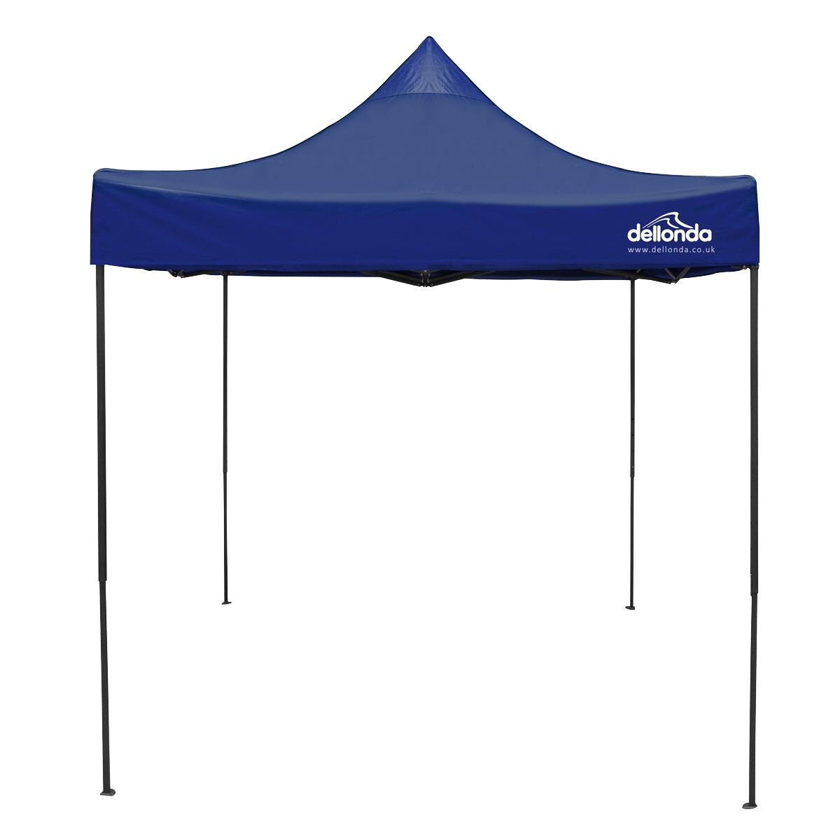 Dellonda Premium 2x2m Pop-Up Gazebo, - Blue Canopy - Image 7