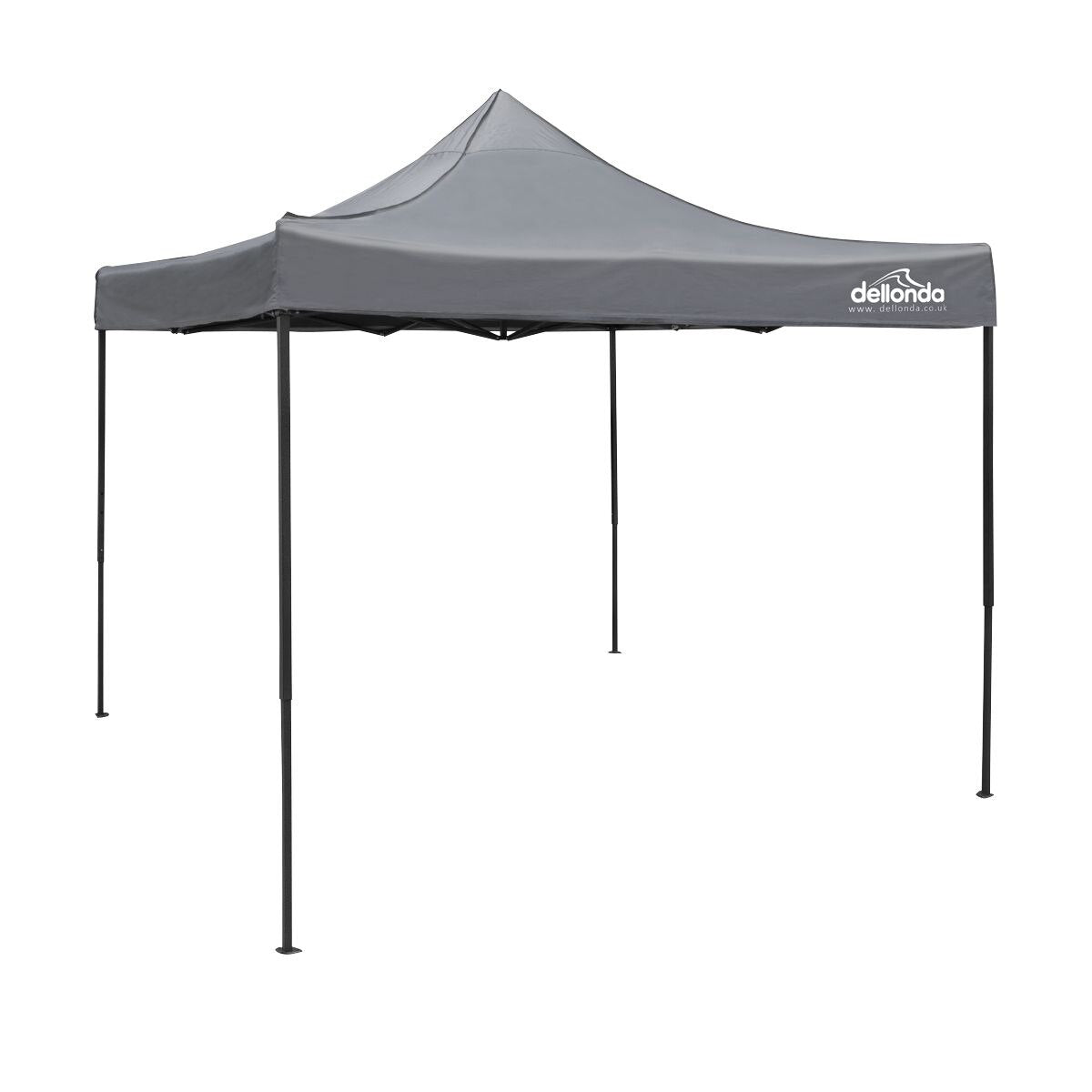 Dellonda Premium 3 x 3m Pop-Up Gazebo, - Grey Canopy - Image 5
