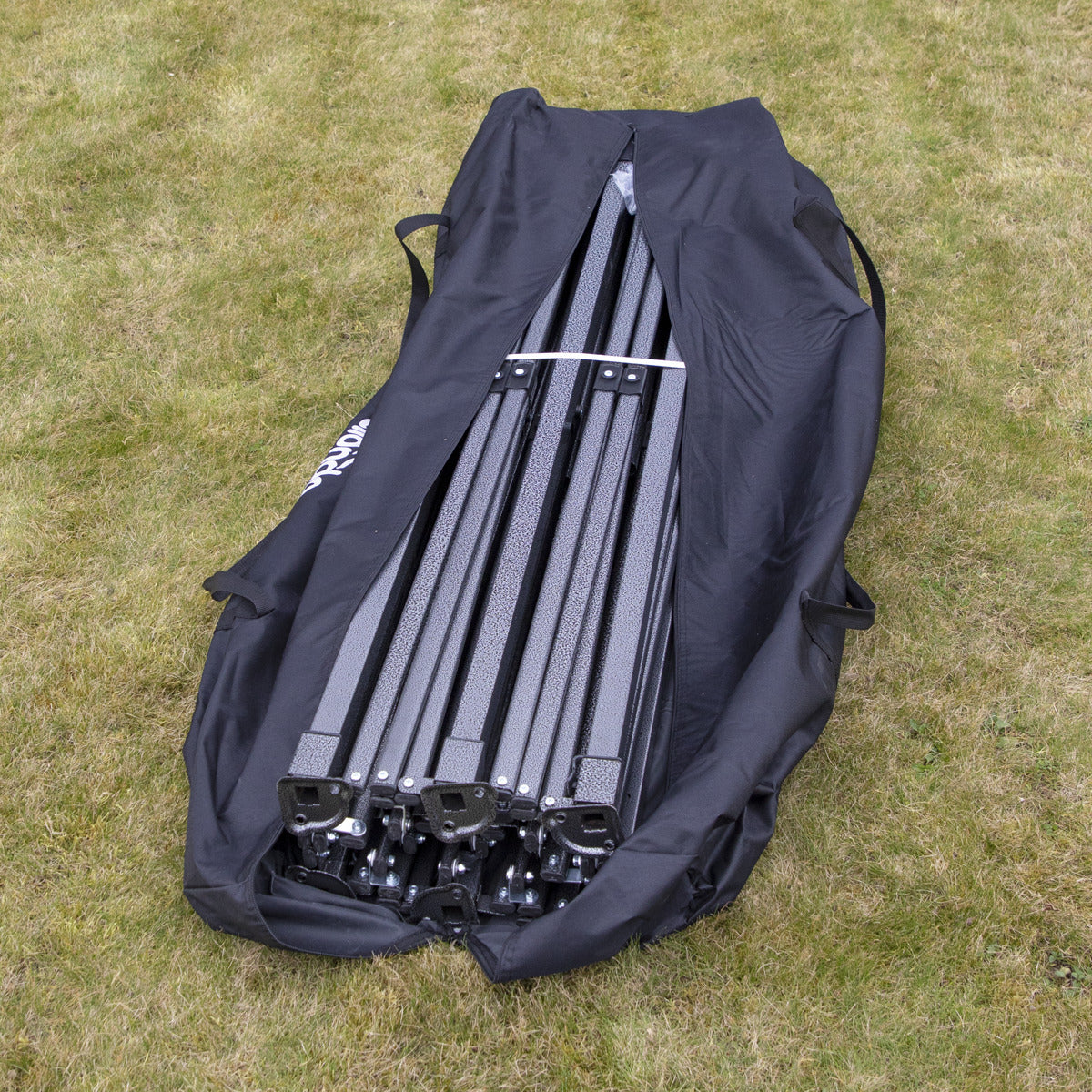 Dellonda Premium 3x6m Pop-Up Gazebo, Heavy Duty, PVC Coated, Water-Resistant Fabric, Supplied with Carry Bag, Rope, Stakes & Weight Bags - Blue Canopy DG139