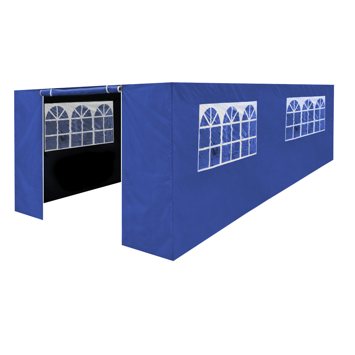 Dellonda Premium Side Walls/Doors/Windows for Gazebo/Marquee, Fits 3 x 6m Models - Blue DG155