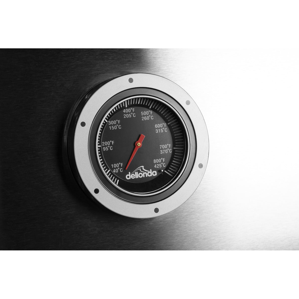 Dellonda 4+1 Burner Deluxe Gas BBQ Grill with Piezo Ignition & Thermometer - Stainless Steel DG17