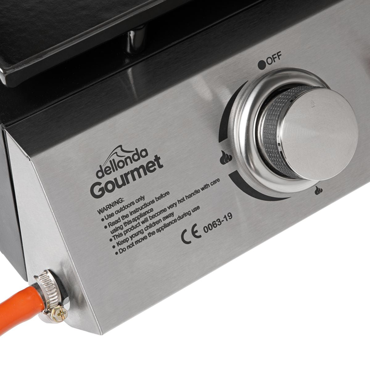 Dellonda 2 Burner Portable Gas Plancha - Image 4