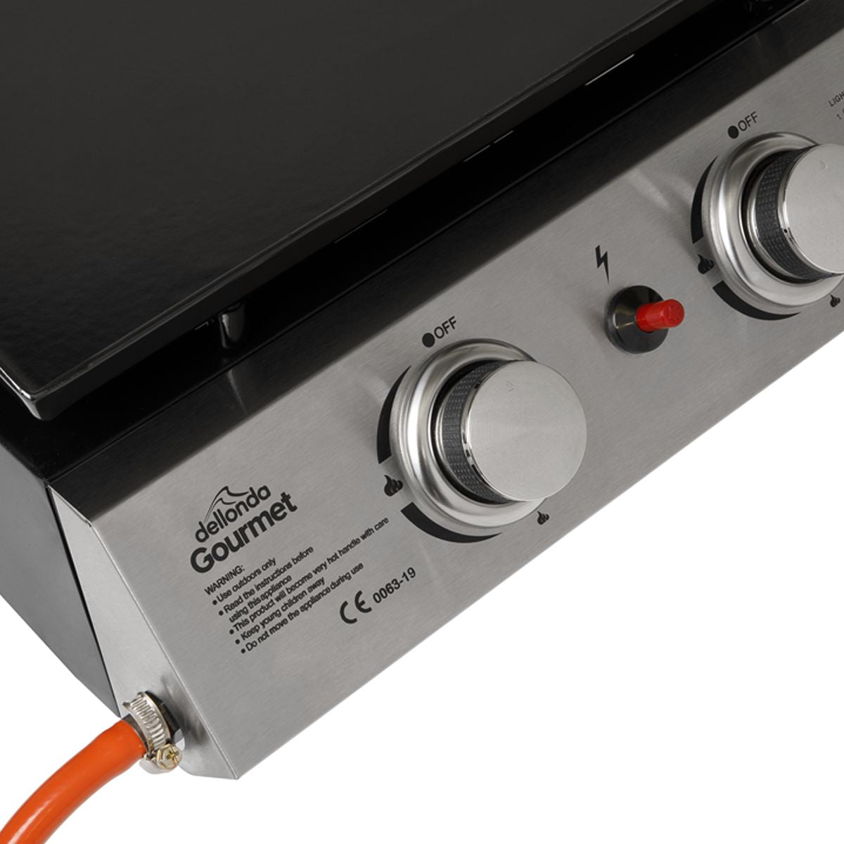 Dellonda 2 Burner Portable Gas Plancha - Image 7