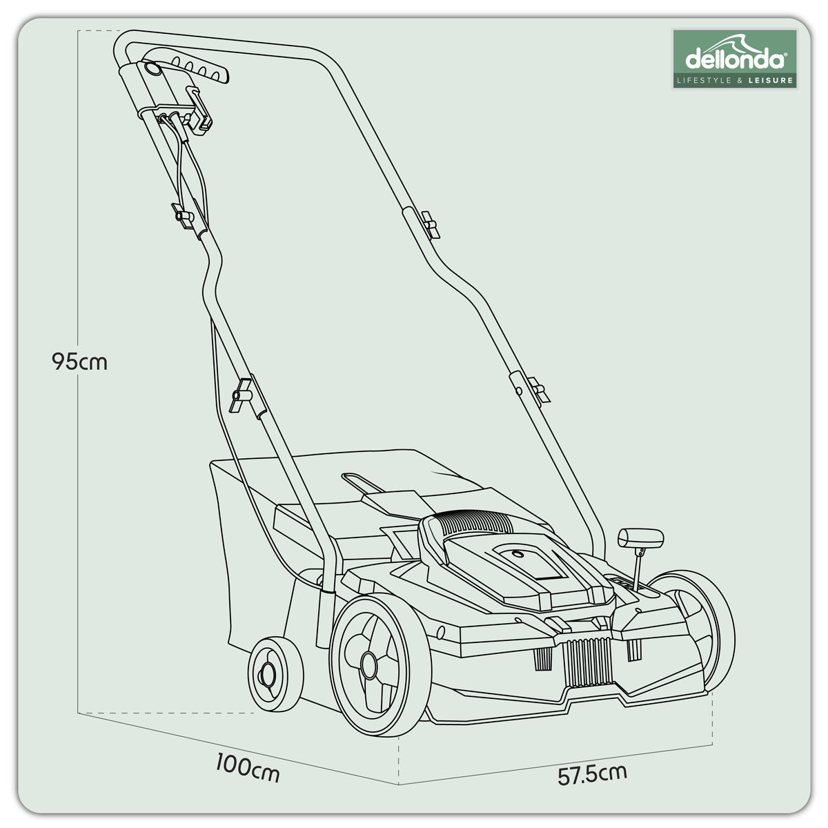 Dellonda 2-in-1 Electric Scarifier & Rake 1500W/230V DG216