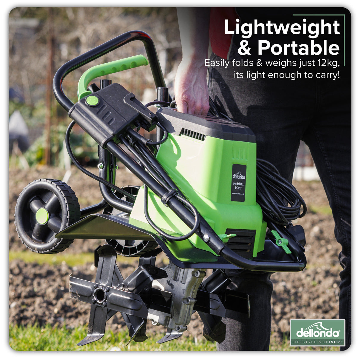 Dellonda Electric Tiller/Cultivator 1500W DG217