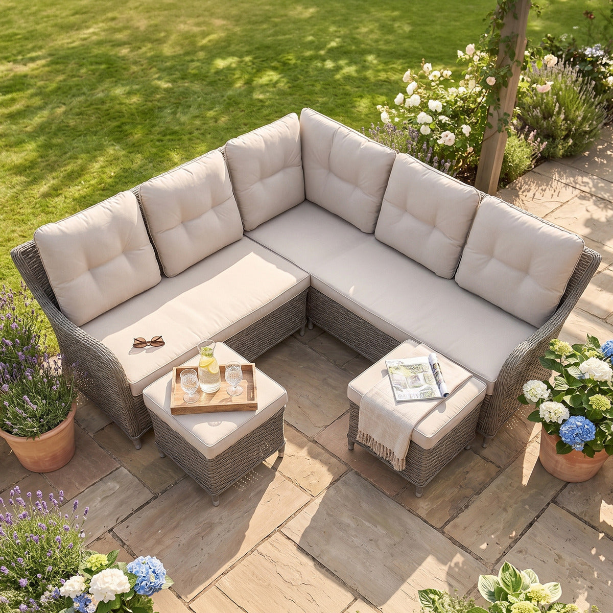 Dellonda Chester Rattan Wicker Outdoor Furniture DG72