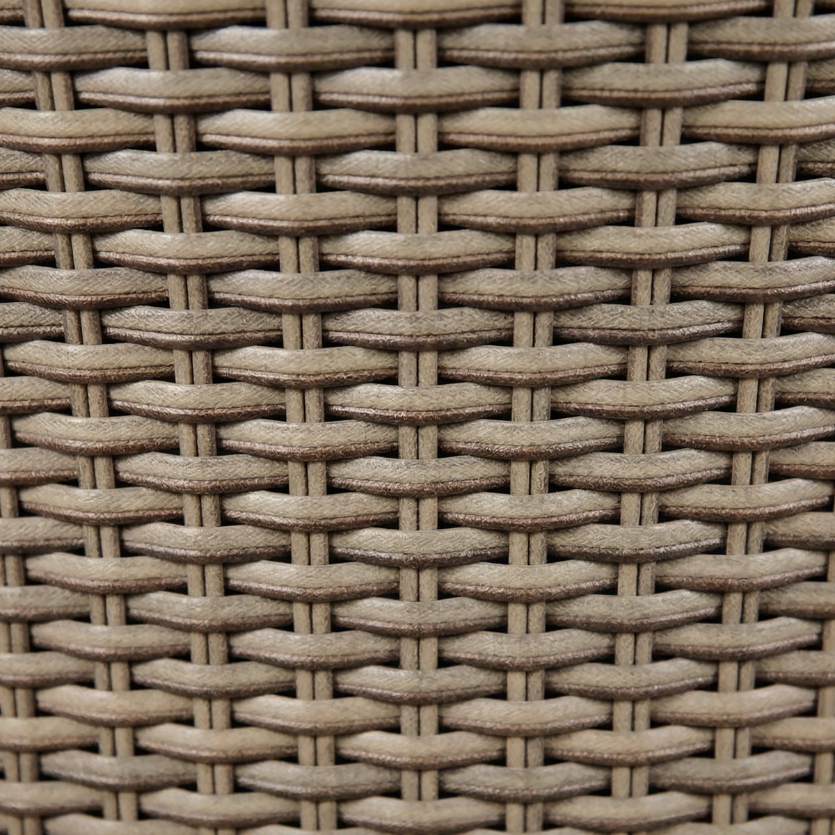 Dellonda Chester Rattan Wicker Outdoor Dining Set with Tempered Glass Tabletop 3pc DG86