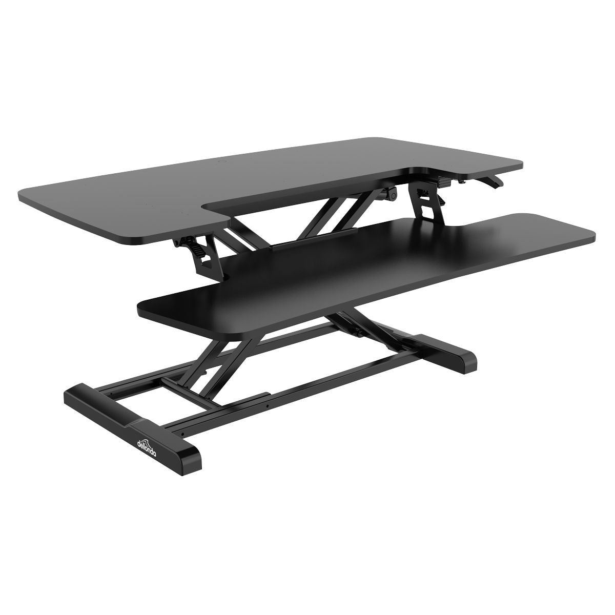 Dellonda 89cm Adjustable-Height Standing Desk Riser 15kg Capacity