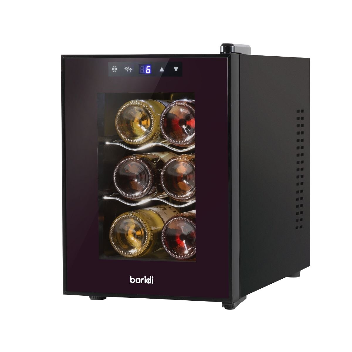 Baridi 6 Bottle Tabletop Wine Fridge & Cooler - Image 3