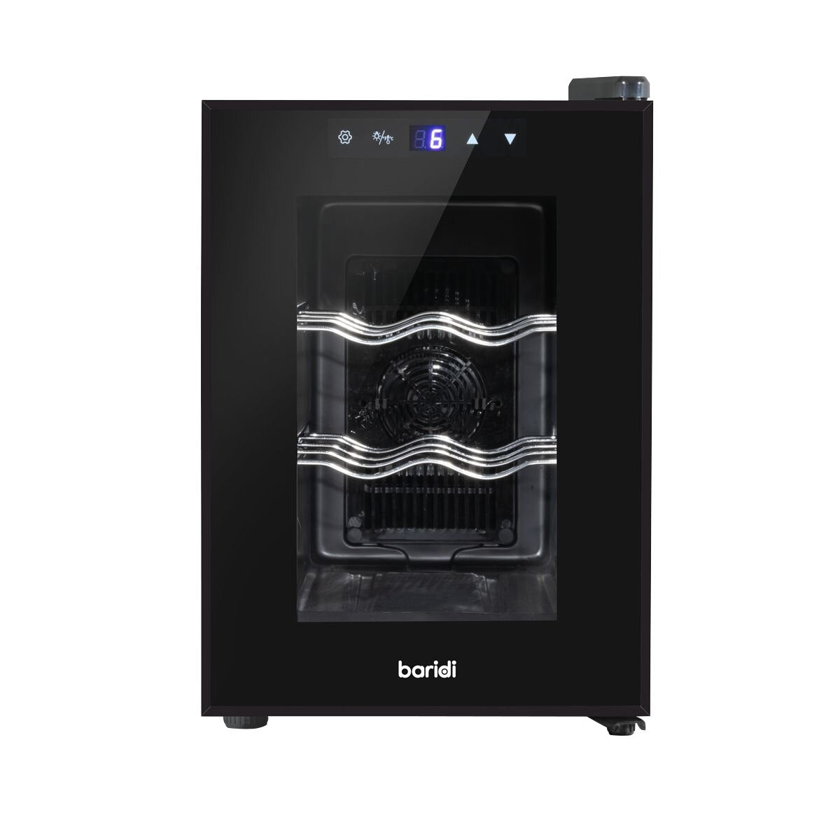 Baridi 6 Bottle Tabletop Wine Fridge & Cooler - Image 6