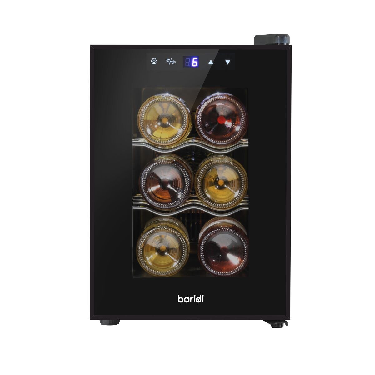 Baridi 6 Bottle Tabletop Wine Fridge & Cooler - Image 7