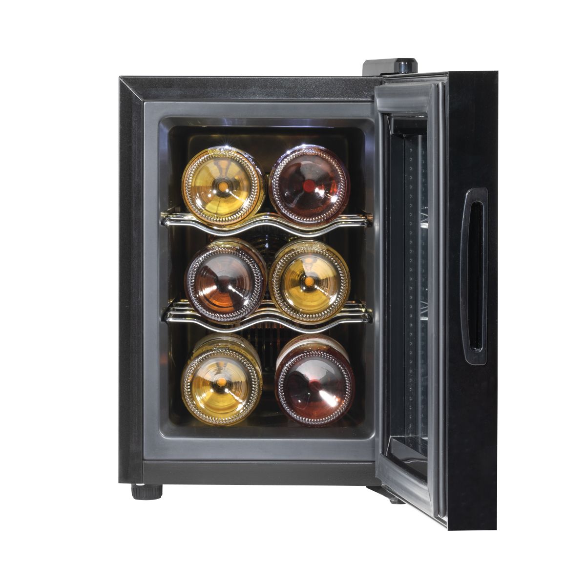 Baridi 6 Bottle Tabletop Wine Fridge & Cooler - Image 9