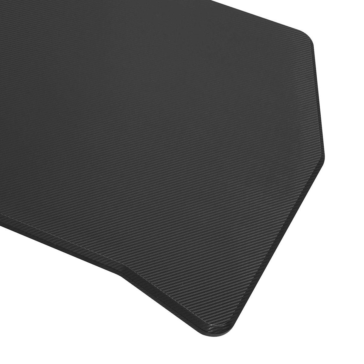 Dellonda Rectangular Desktop 1400 x 700mm - Carbon Fibre Effect - Image 5