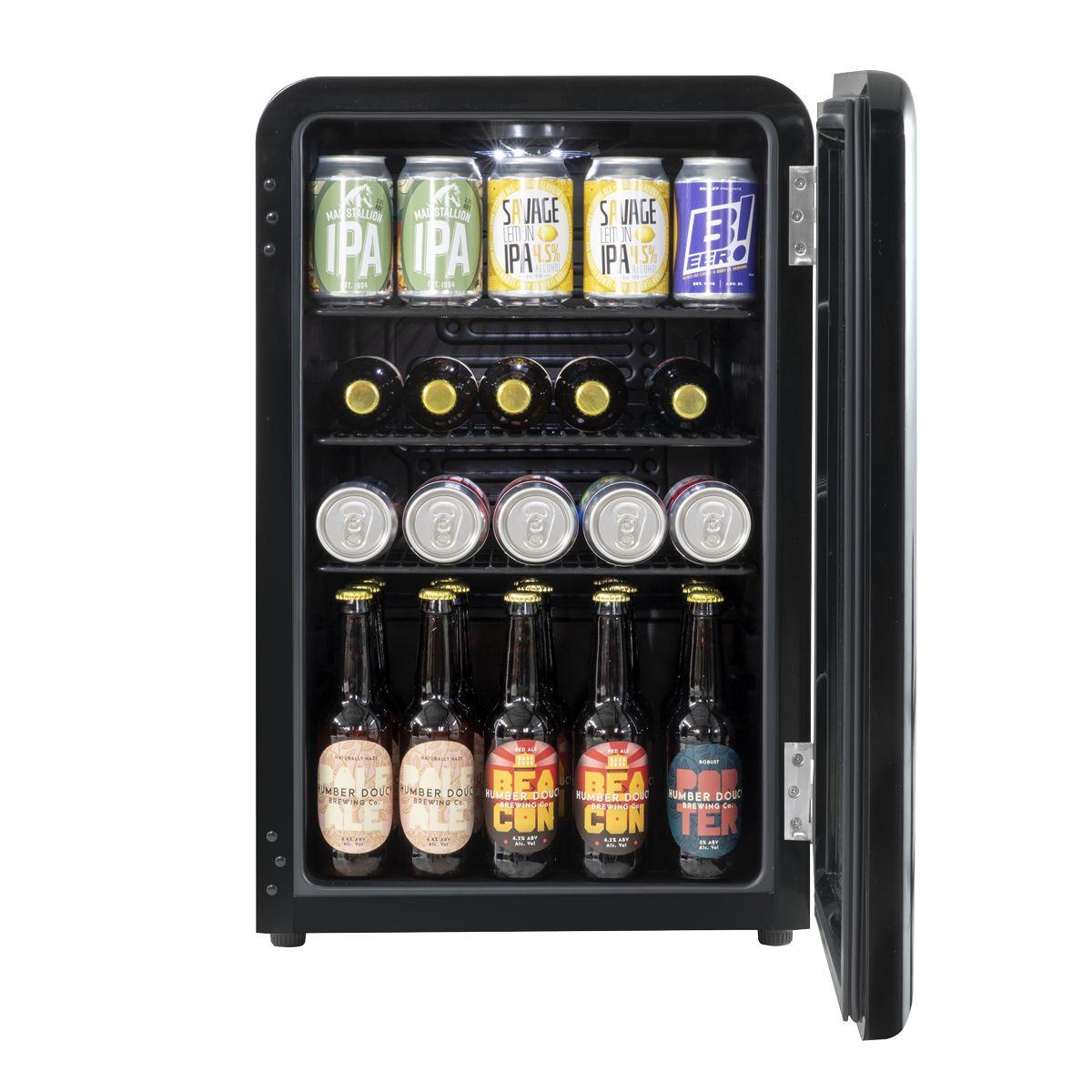 Baridi Retro Style Drinks/Beer & Wine Fridge 70L Capacity - Image 4