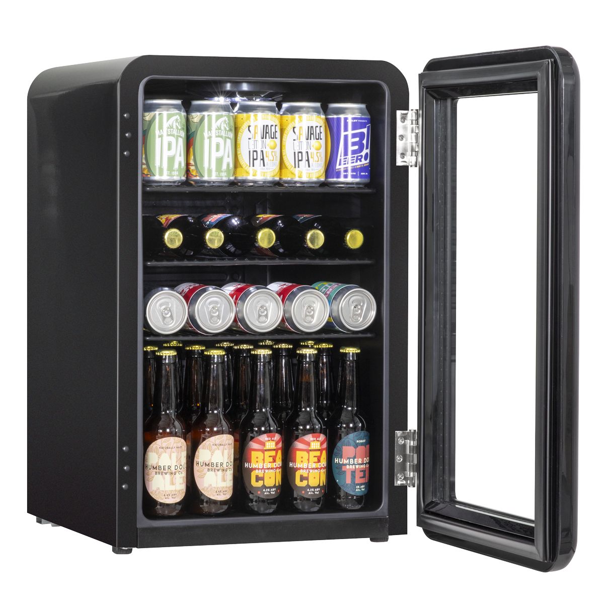 Baridi Retro Style Drinks/Beer & Wine Fridge 70L Capacity - Image 8