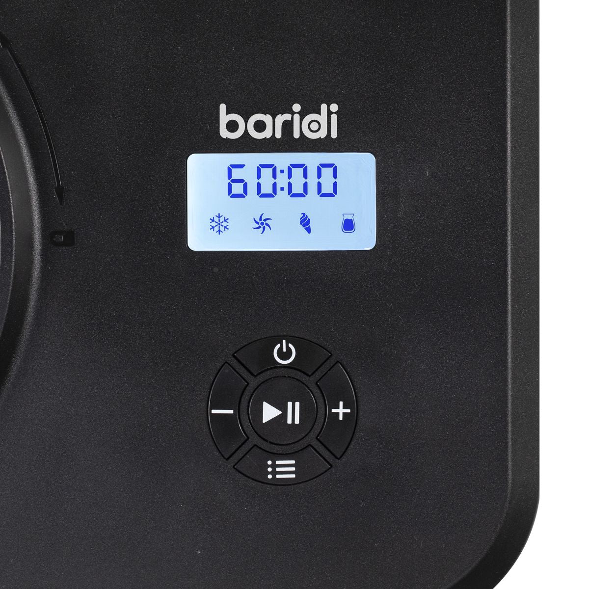 Baridi Automatic Churning Ice Cream Machine 1.5L - Black - Image 10