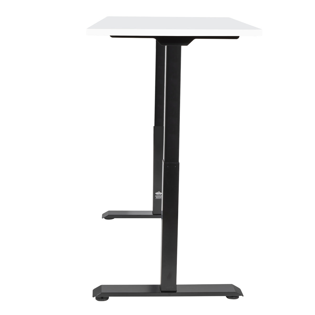 Dellonda White Electric Height Adjustable Standing Desk, 1400 x 700mm Dual Motor 100kg DH32