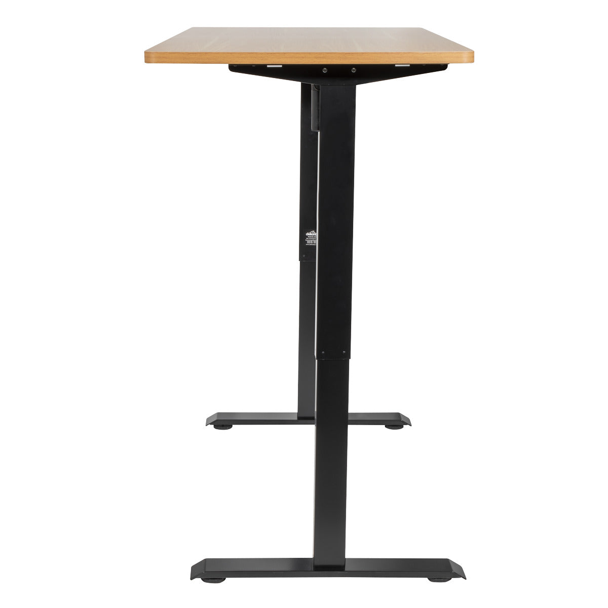 Dellonda Oak Electric Adjustable-Height Standing Desk with Memory, Quiet & Fast 1400 x 700mm DH41