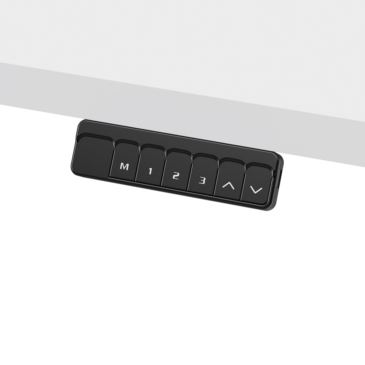 Dellonda Single Motor Ultra-Quiet Adjustable-Height Electric Sit/Stand Desk - White Desktop DH56