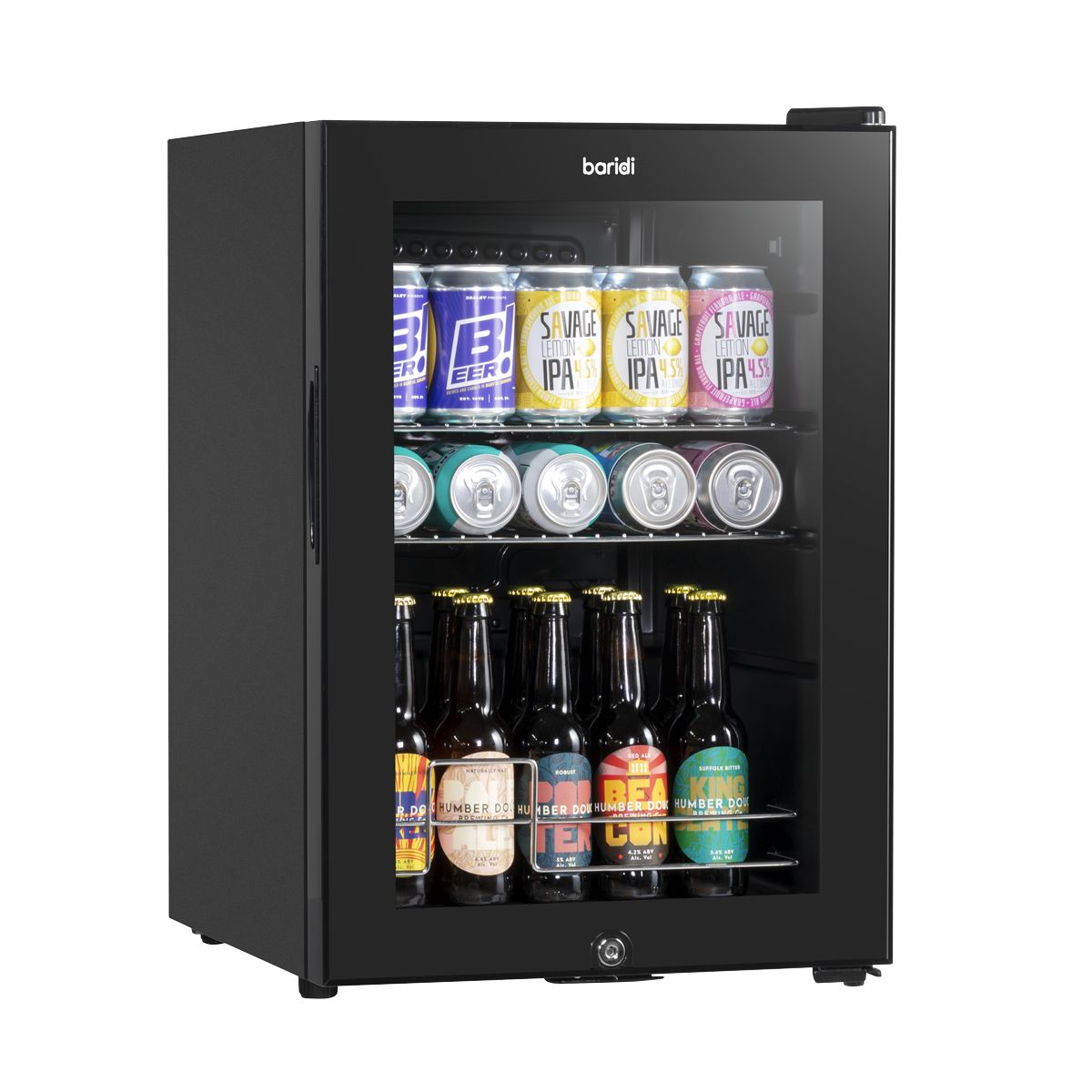 Baridi Beer & Drinks Fridge 60L Capacity - Image 1