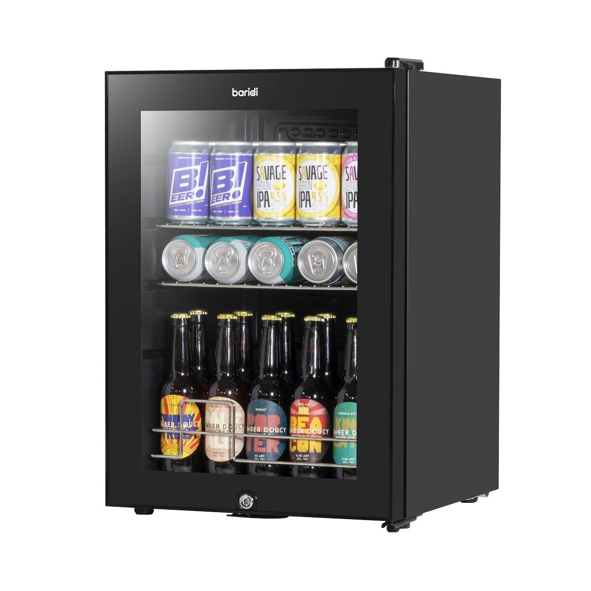 Baridi Beer & Drinks Fridge 60L Capacity - Image 2