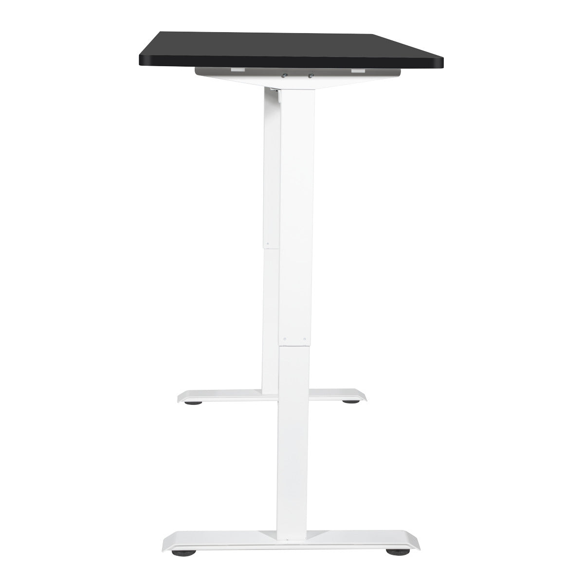 Dellonda Single Motor Ultra-Quiet Adjustable-Height Electric Sit/Stand Desk - Black Desktop DH69