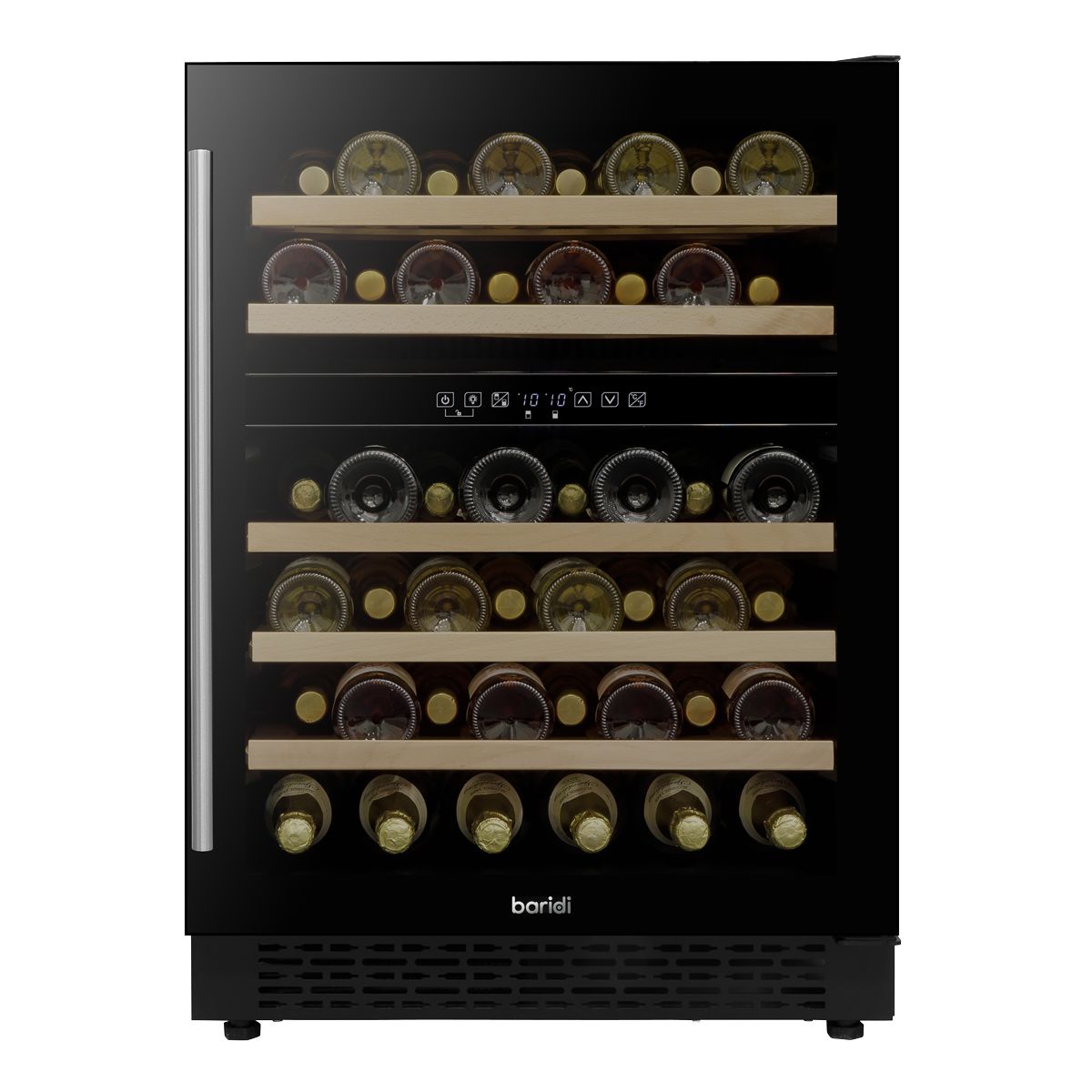 Baridi 46 Bottle Under-Counter/Freestanding Dual Zone Fridge & Cooler 60cm - Image 3