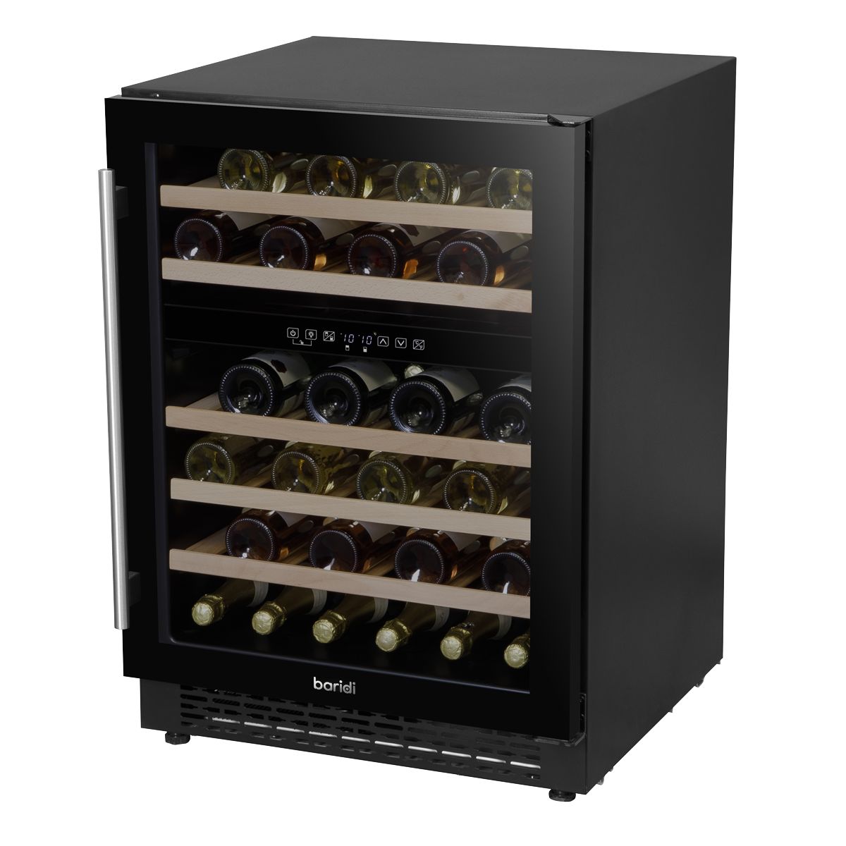 Baridi 46 Bottle Under-Counter/Freestanding Dual Zone Fridge & Cooler 60cm - Image 9