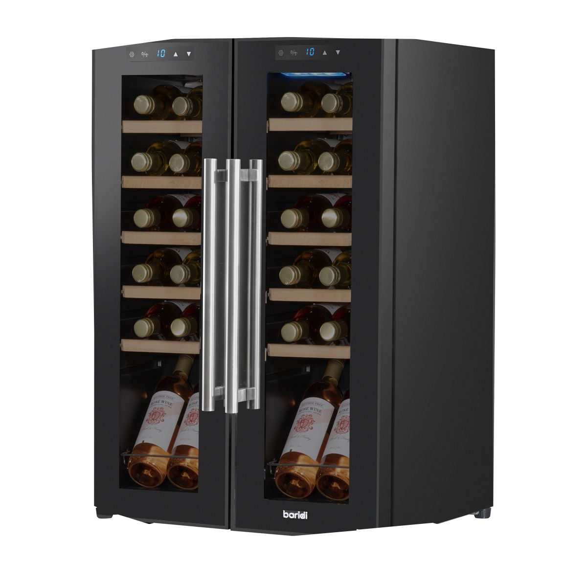 Baridi 24 Bottle Dual Zone Wine Fridge & Cooler - Image 7
