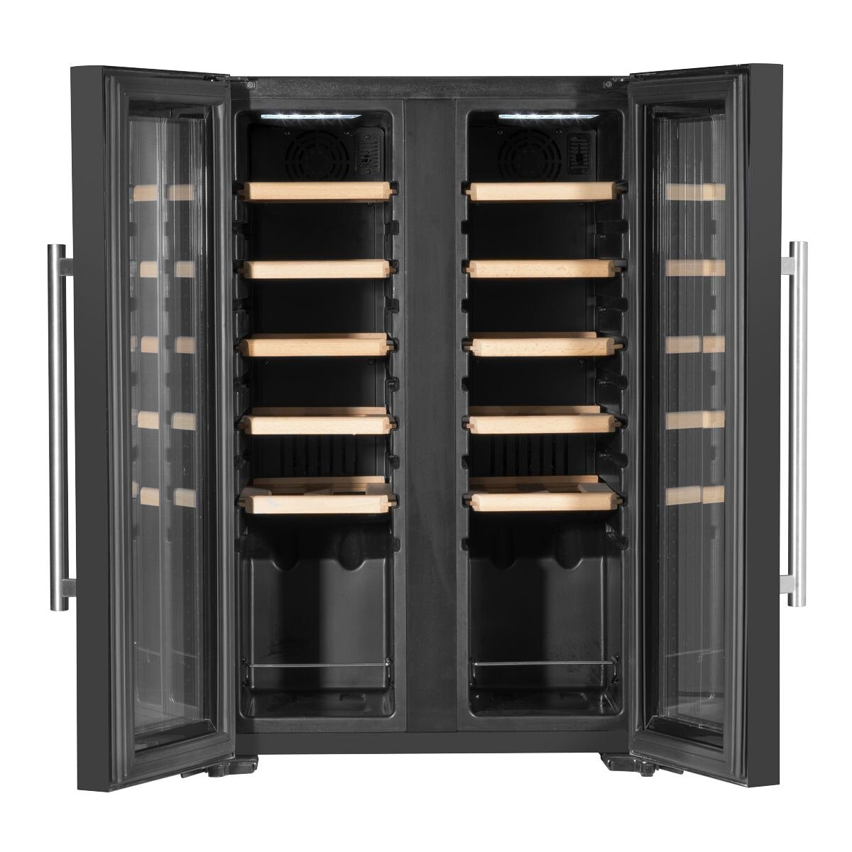 Baridi 24 Bottle Dual Zone Wine Fridge & Cooler - Image 9