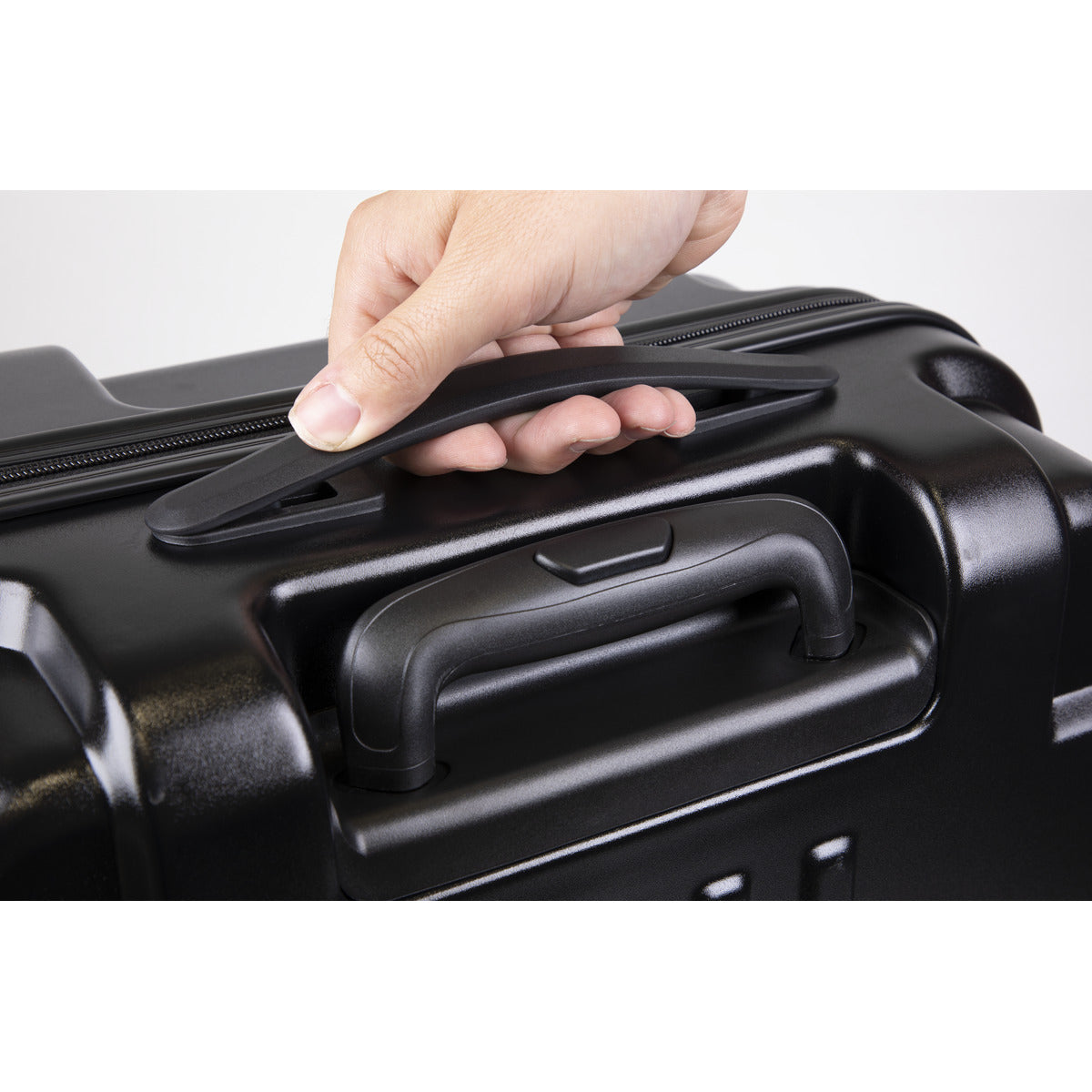Dellonda Lightweight ABS Luggage Set 3pc - Black DL10