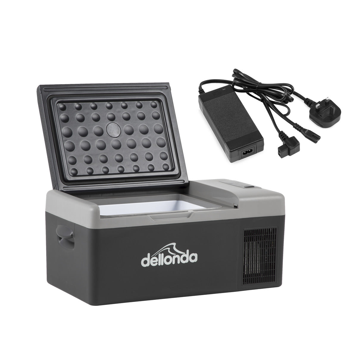Dellonda Portable Fridge Freezer/Cool Box with LED Display & AC/DC 230V Adaptor 15L DL130