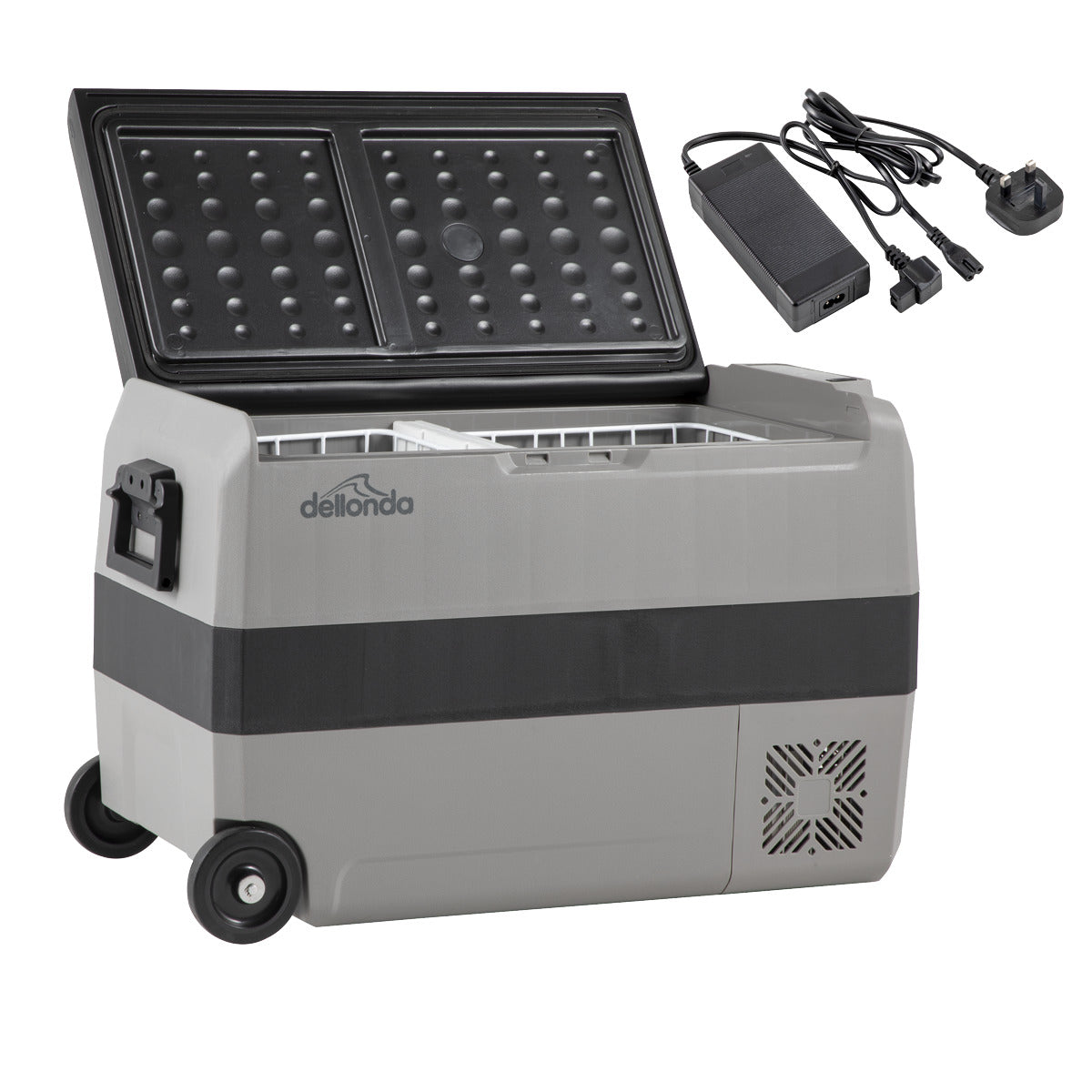 Dellonda Portable Fridge Freezer/Cool Box with LED Display & AC/DC 230V Adaptor 50L DL132