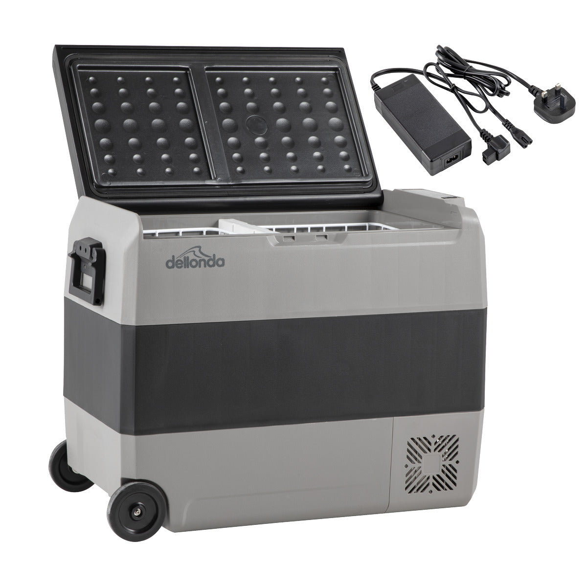 Dellonda Portable Fridge Freezer/Cool Box with LED Display & AC/DC 230V Adaptor 60L DL133