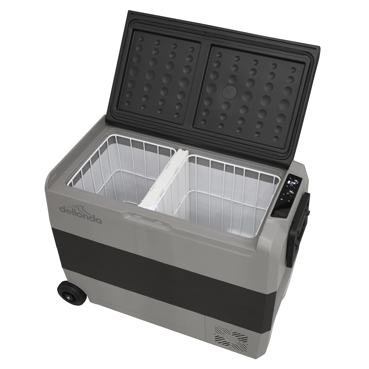 Dellonda Portable Fridge Freezer/Cool Box with LED Display & AC/DC 230V Adaptor 60L DL133