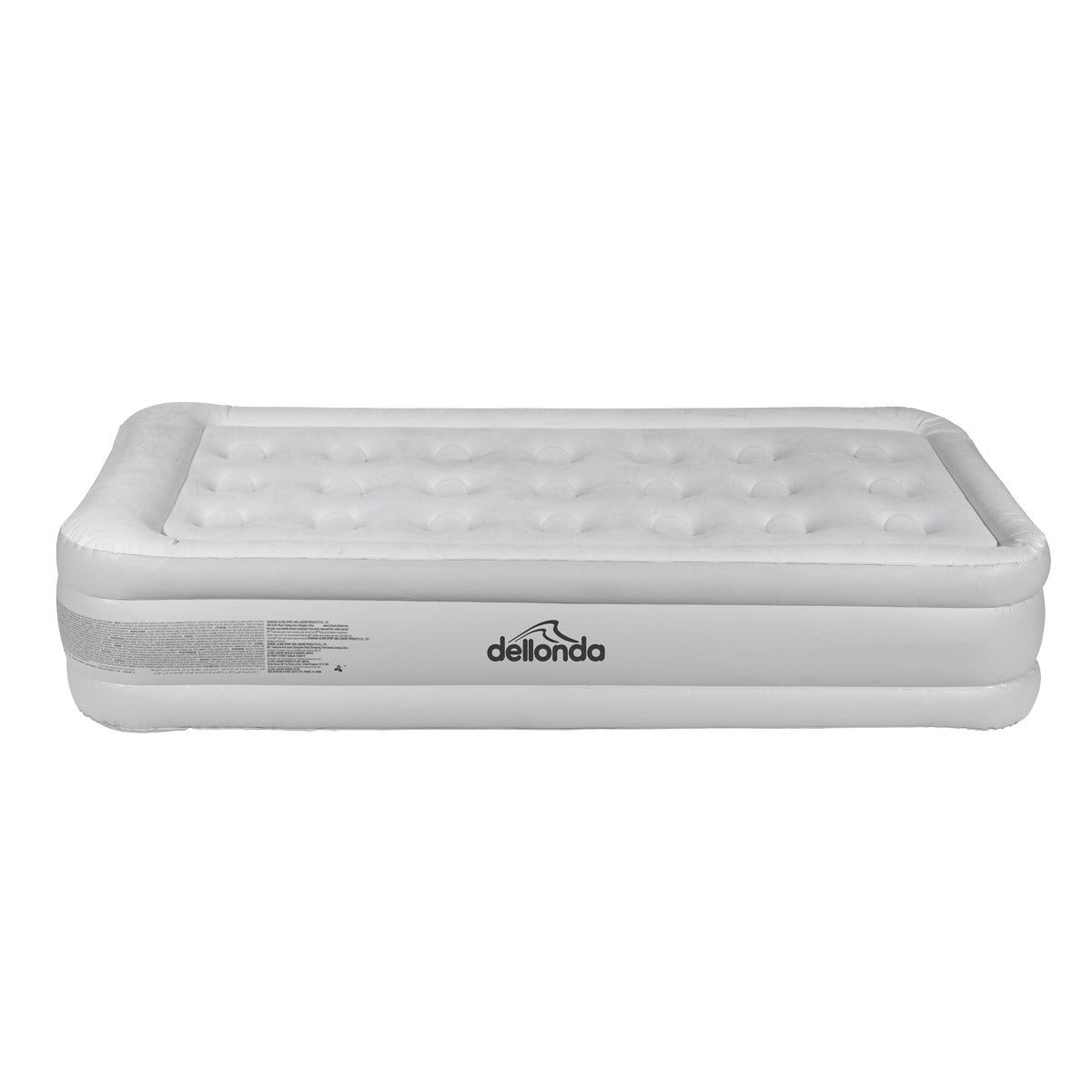 Dellonda Raised Air Bed with Removable Electric Pump & Storage Bag - Single DL144