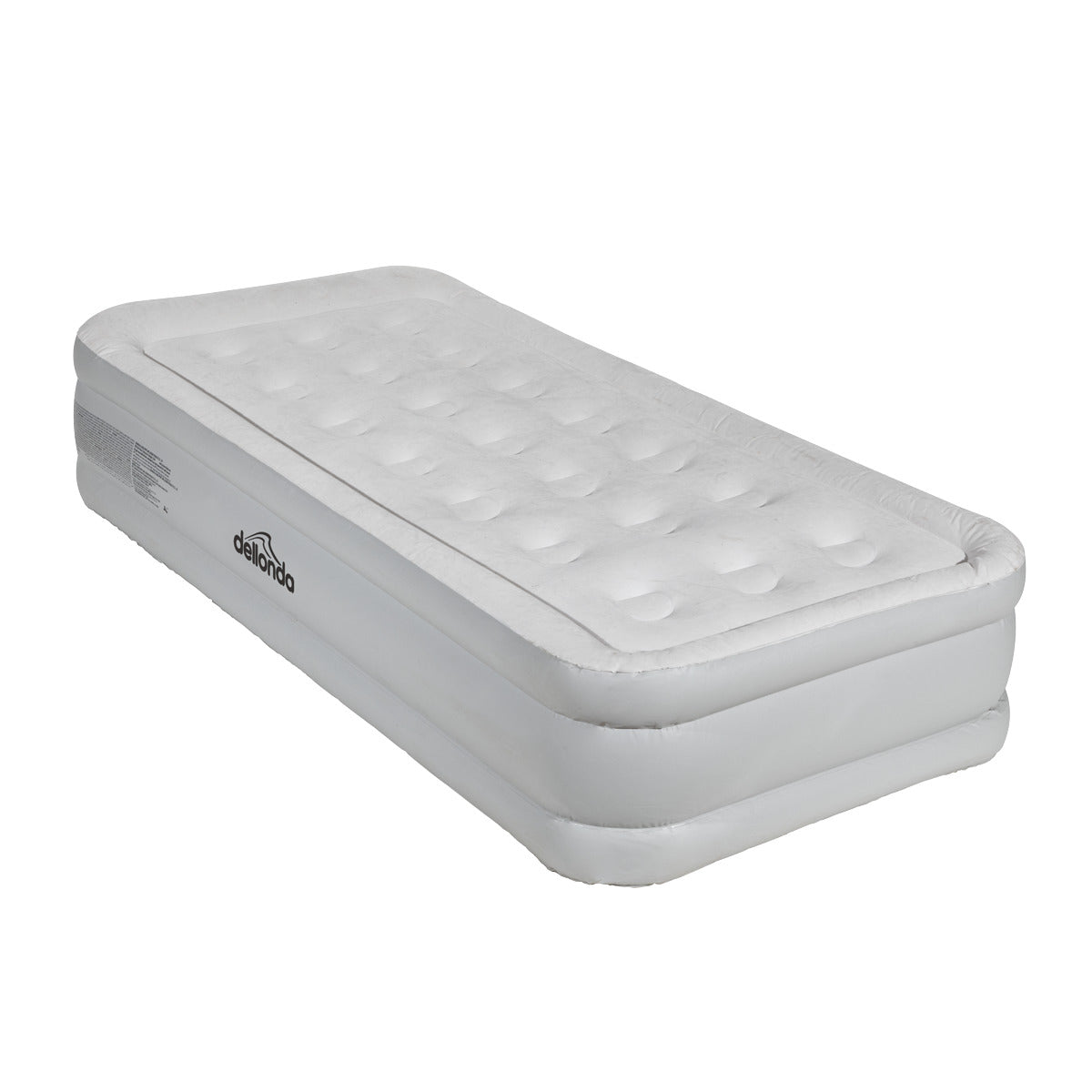 Dellonda Raised Air Bed with Removable Electric Pump & Storage Bag - Single DL144