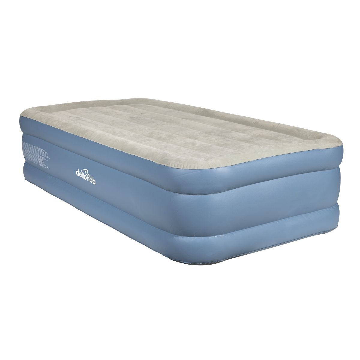 Dellonda Raised Air Bed with Built-in Electric Pump & Storage Bag - Single - Image 1